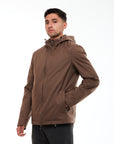Nomad Hooded Jacket - Mocha Brown