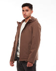 Nomad Hooded Jacket - Mocha Brown