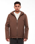 Nomad Hooded Jacket - Mocha Brown