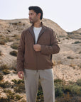Reversible Bomber Jacket - Terracotta