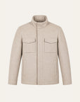 Field Blouson - Cashmere Blend - Desert Sand Beige