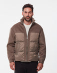 The Aristo Bomber Jacket - Umber Brown