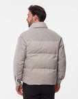 The Aristo Bomber Jacket - Stone Grey