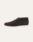 Suede Ankle Boots - Espresso Brown GORAIN
