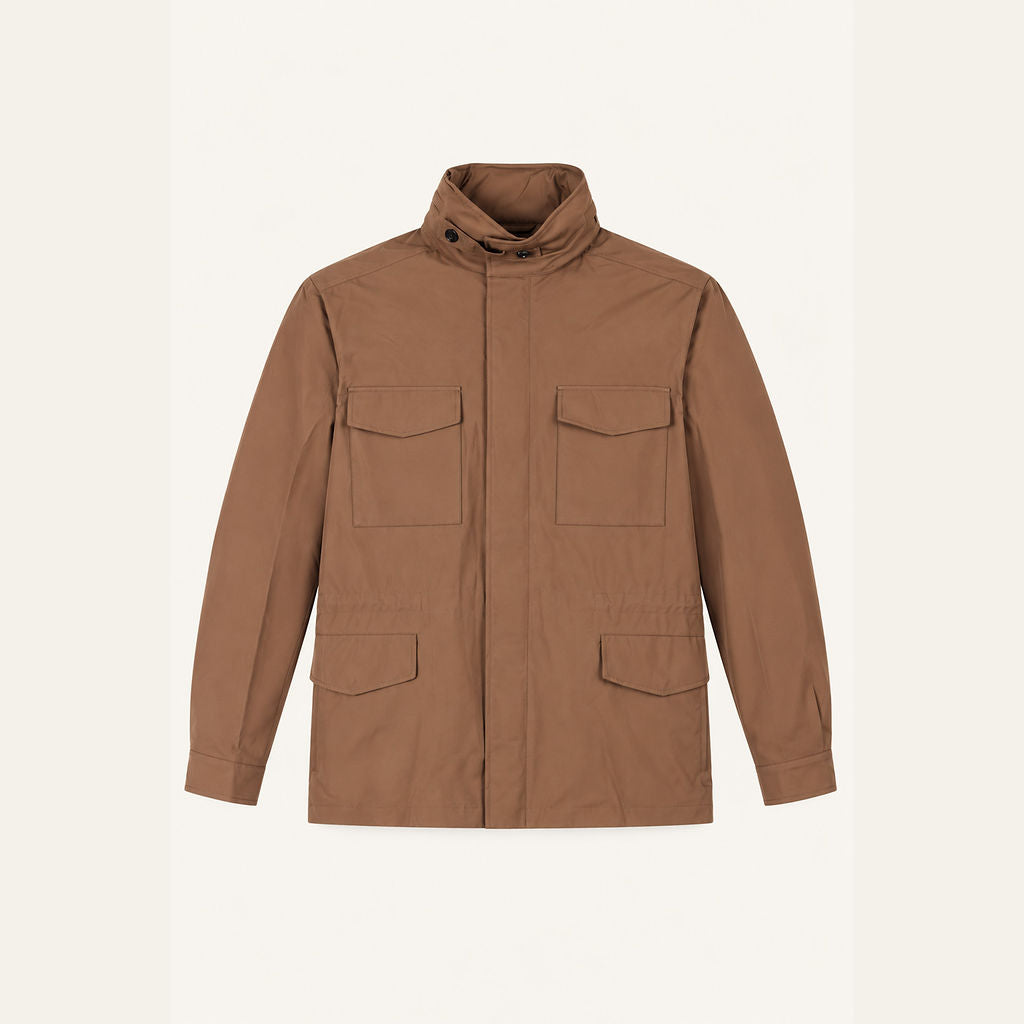 Field Jacket - Technical Fabric - Terracotta