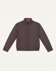 Reversible Bomber Jacket - Espresso Brown