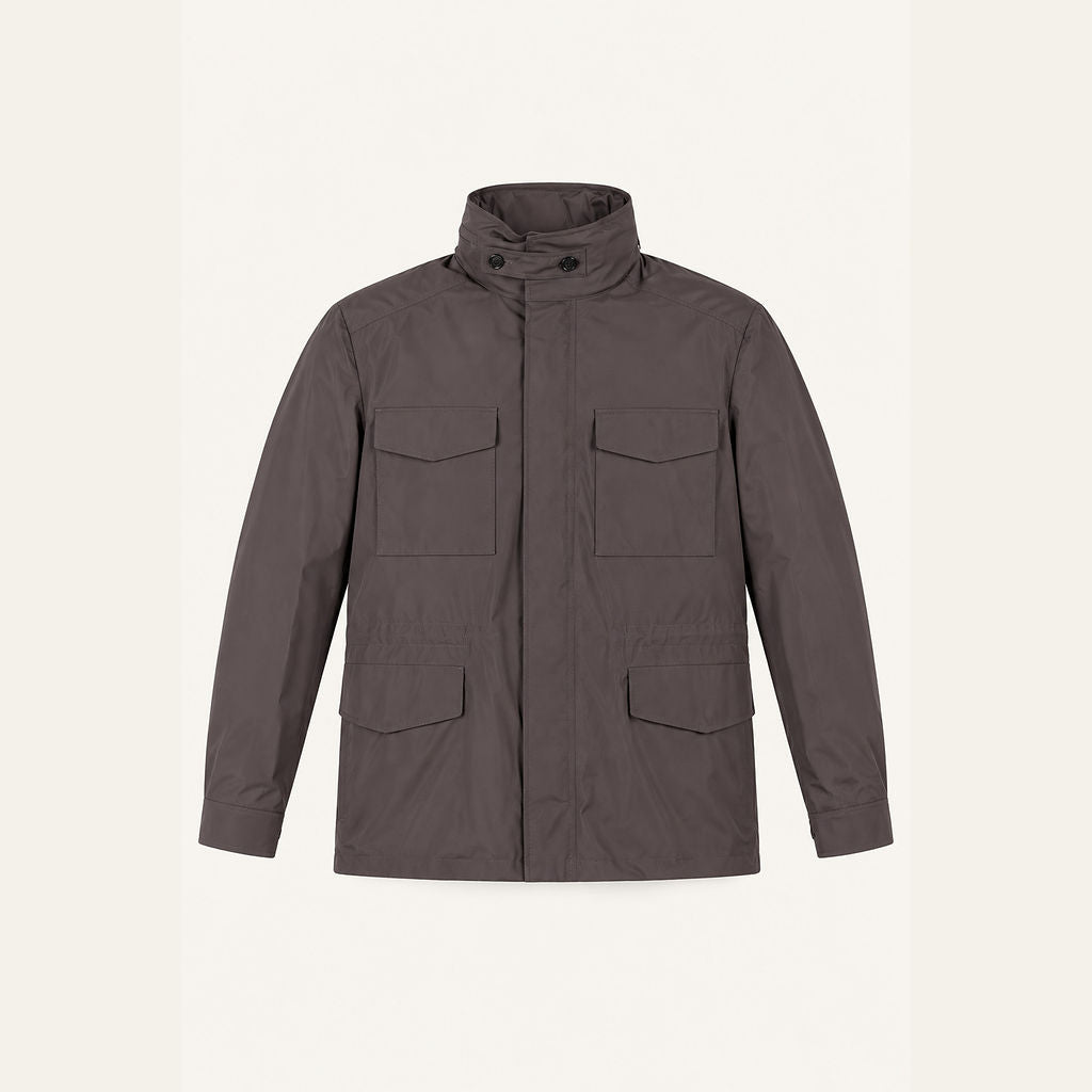 Field Jacket - Technical Fabric - Espresso Brown