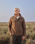 Field Blouson - Cashmere Blend - Tobacco Brown
