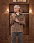 Field Jacket - Cashmere Blend - Tobacco Brown