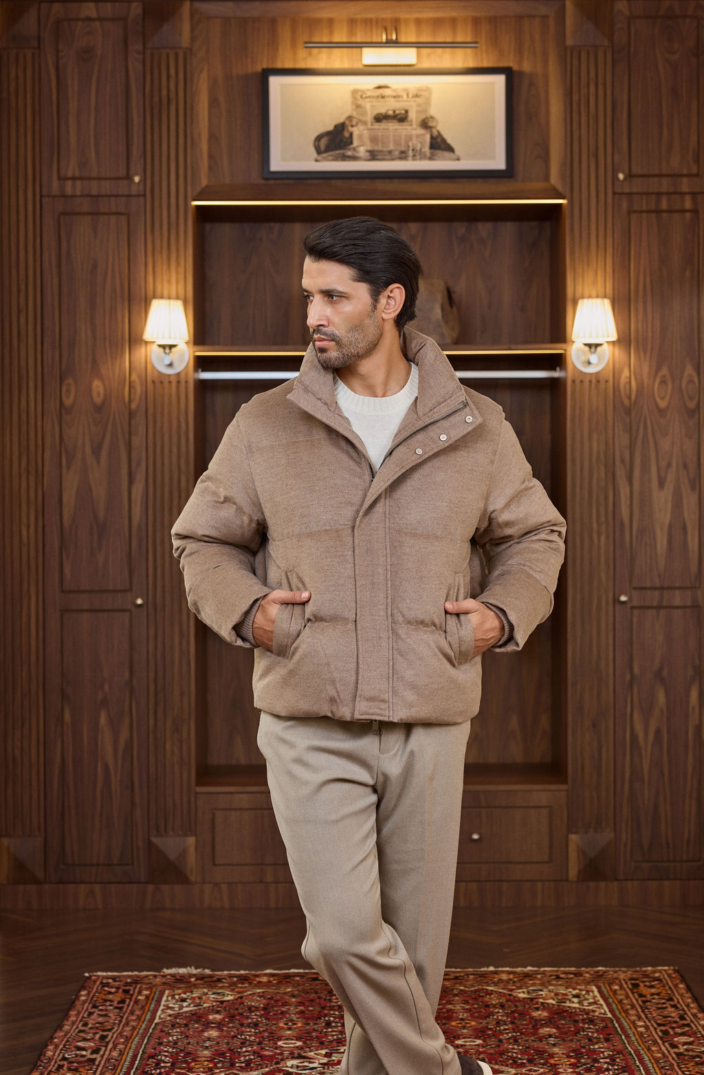 Down Jacket - Beige