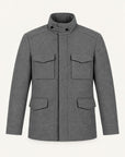 Field Jacket - Cashmere Blend - Grey