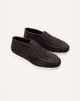 Suede Ankle Boots - Espresso Brown GORAIN